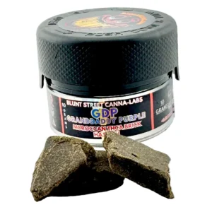 Granddaddy Purple THCA hash 75% Moroccan brick hash