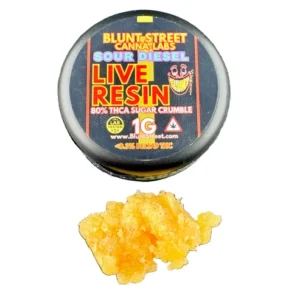 Live Resin Sour Diesel – 71.6% THCA | Sativa Concentrate