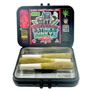 Stinky Dinky's pre rolls double-infused Dog Walker THCA pre-rolls