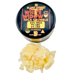 White Widow THCA crumble concentrate 83% THC