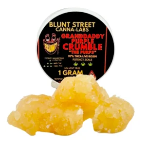 Granddaddy Purple THCA Crumble 97% THCA Sugar Crumble