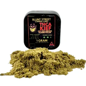THCA kief Blunt Street 75% indoor flower pollen by Blunt Street Canna Labs
